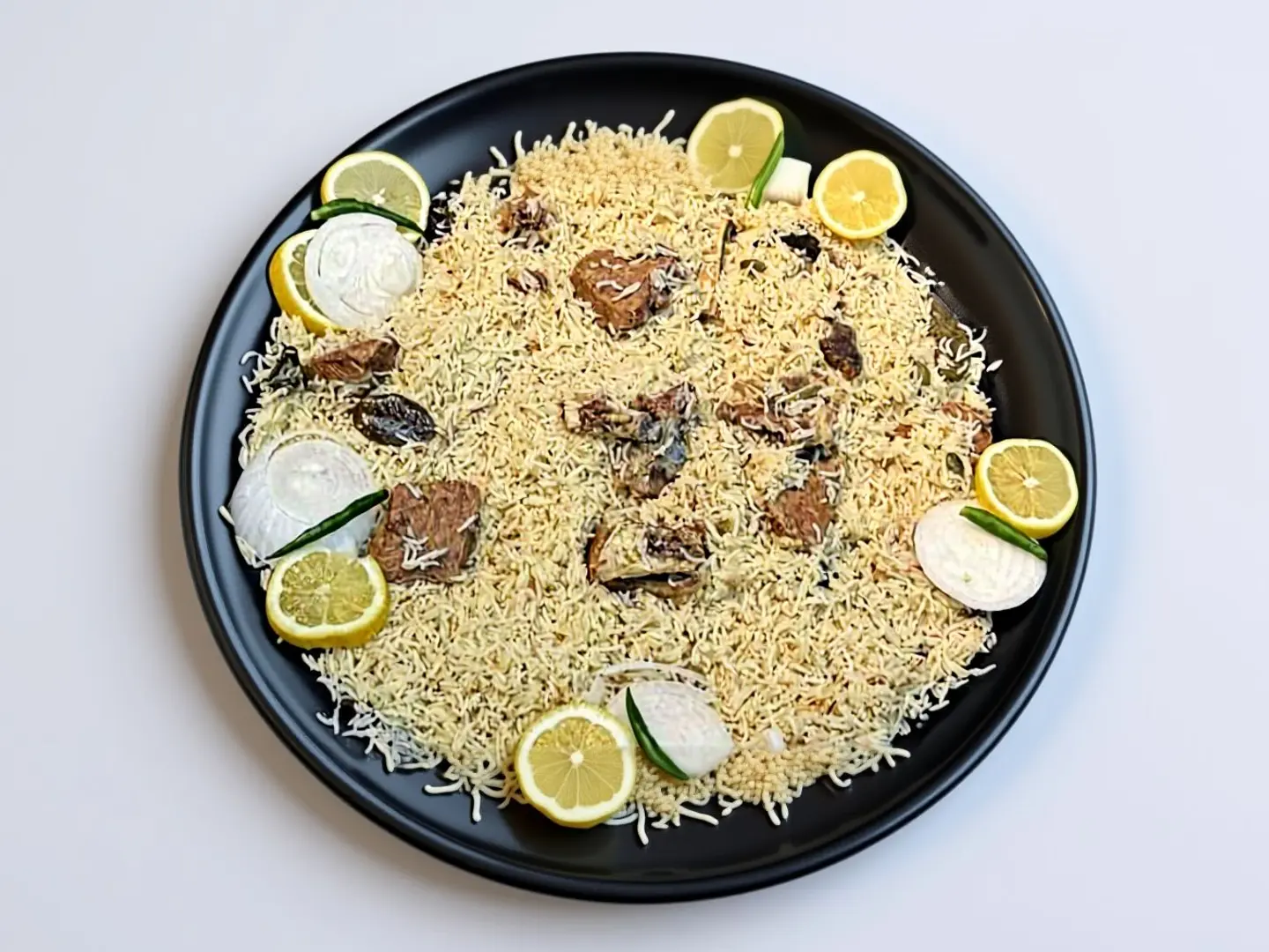 Stuffed Hashi Madghot On Charcoal With White Rice