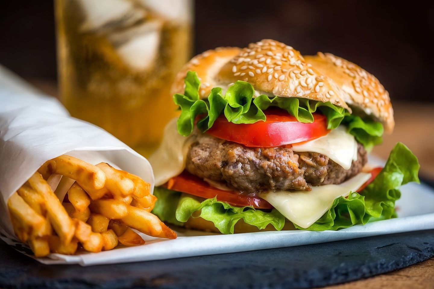 Beef Burger Meal