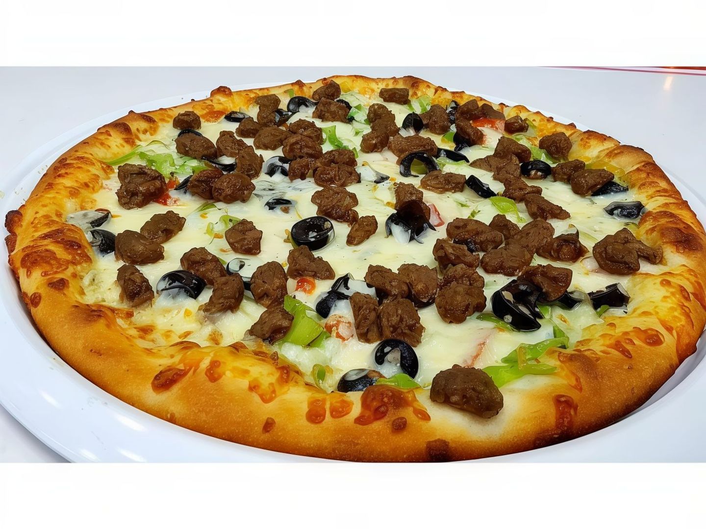 Meat Pieces Pizza