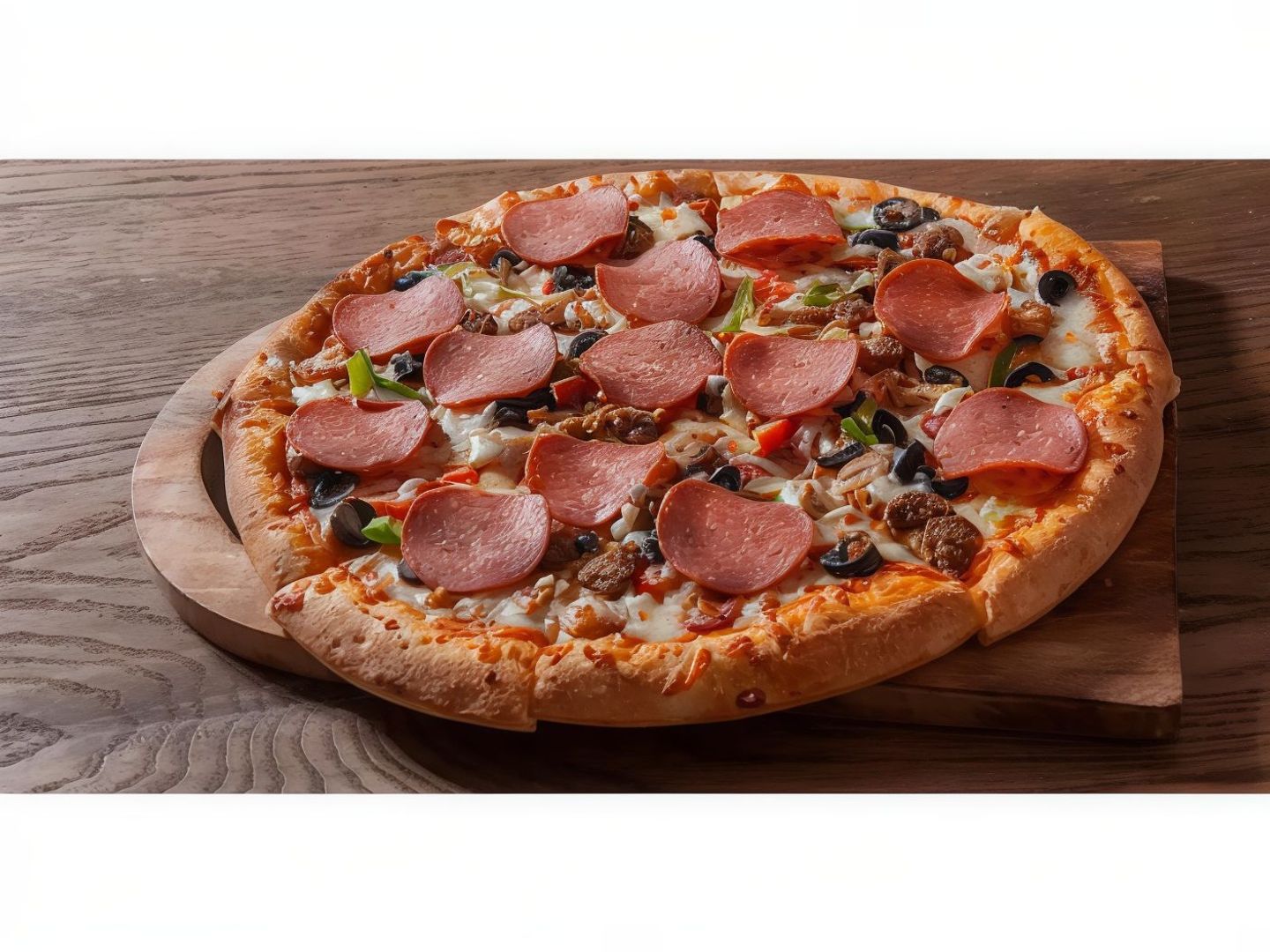 Pepperoni With Meat Pieces
