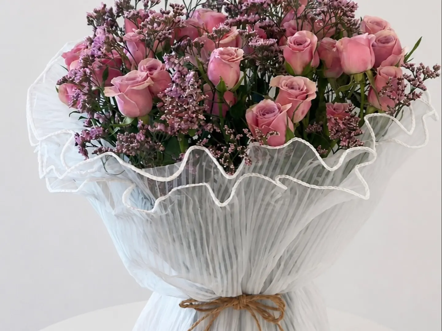 Shatha Lavender Flower Bouquet With A Free Card