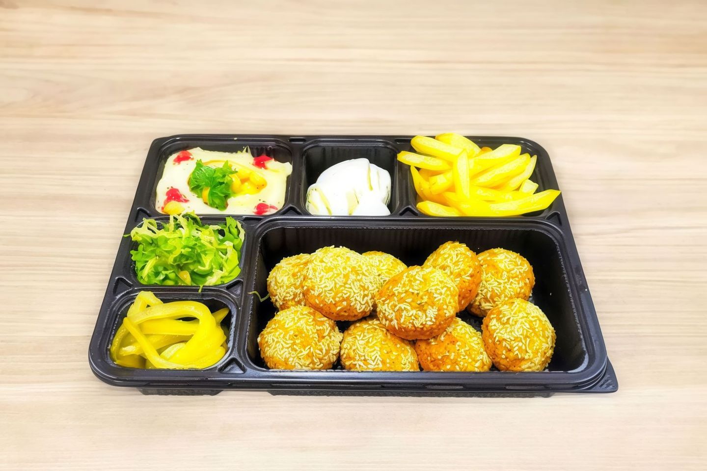 Small Mixed Falafel Plate 10 Pieces