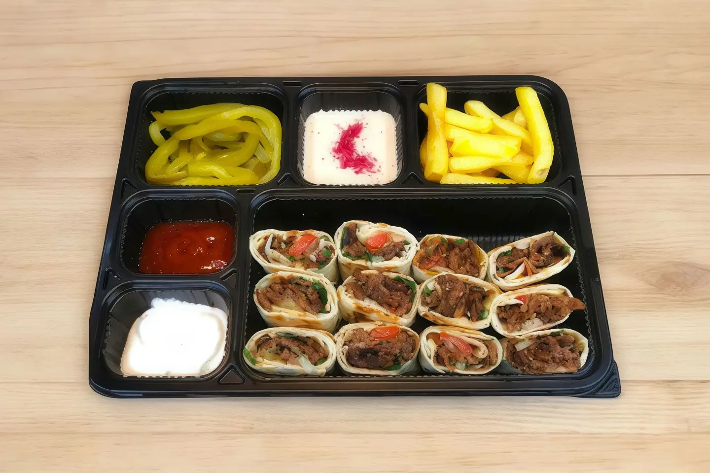 12,Piece Arabic Beef Shawarma Platter