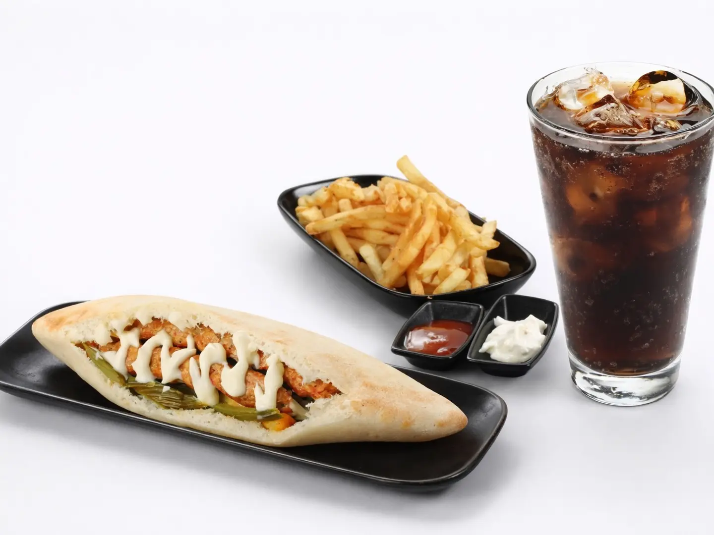 وجبه كومبو (3) كباب دجاج