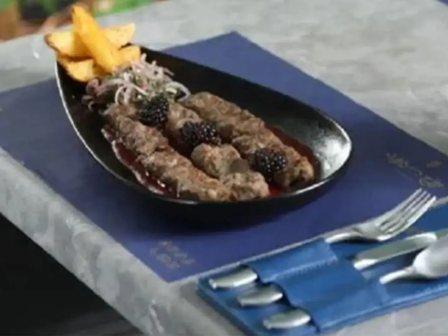 كباب بالكرز