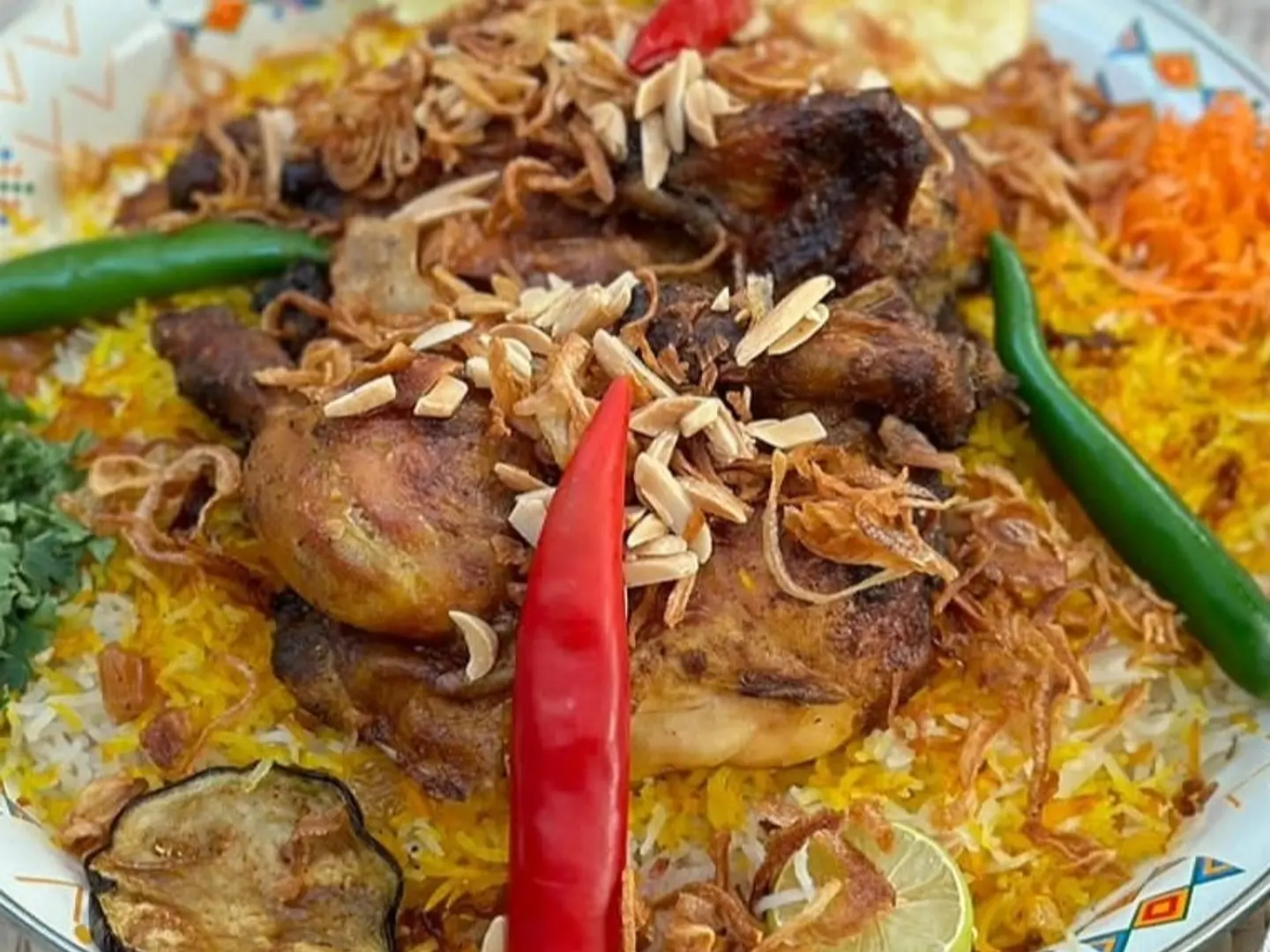 حبة دجاج كبسة الشيوخ