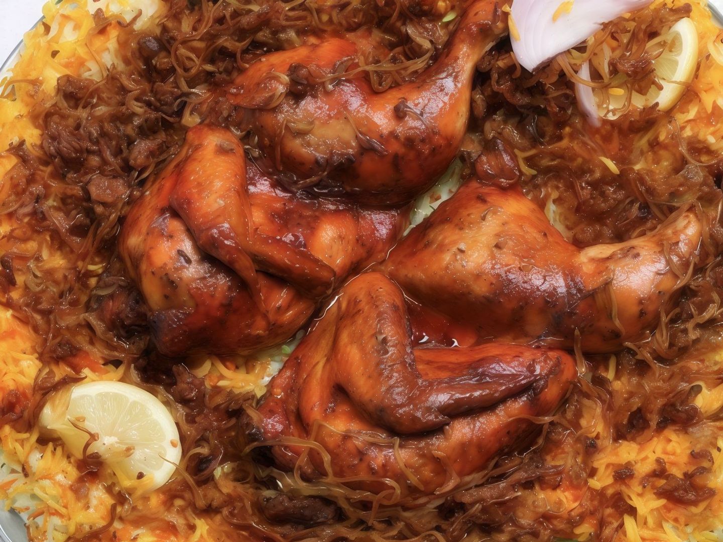 حبة دجاج مندي