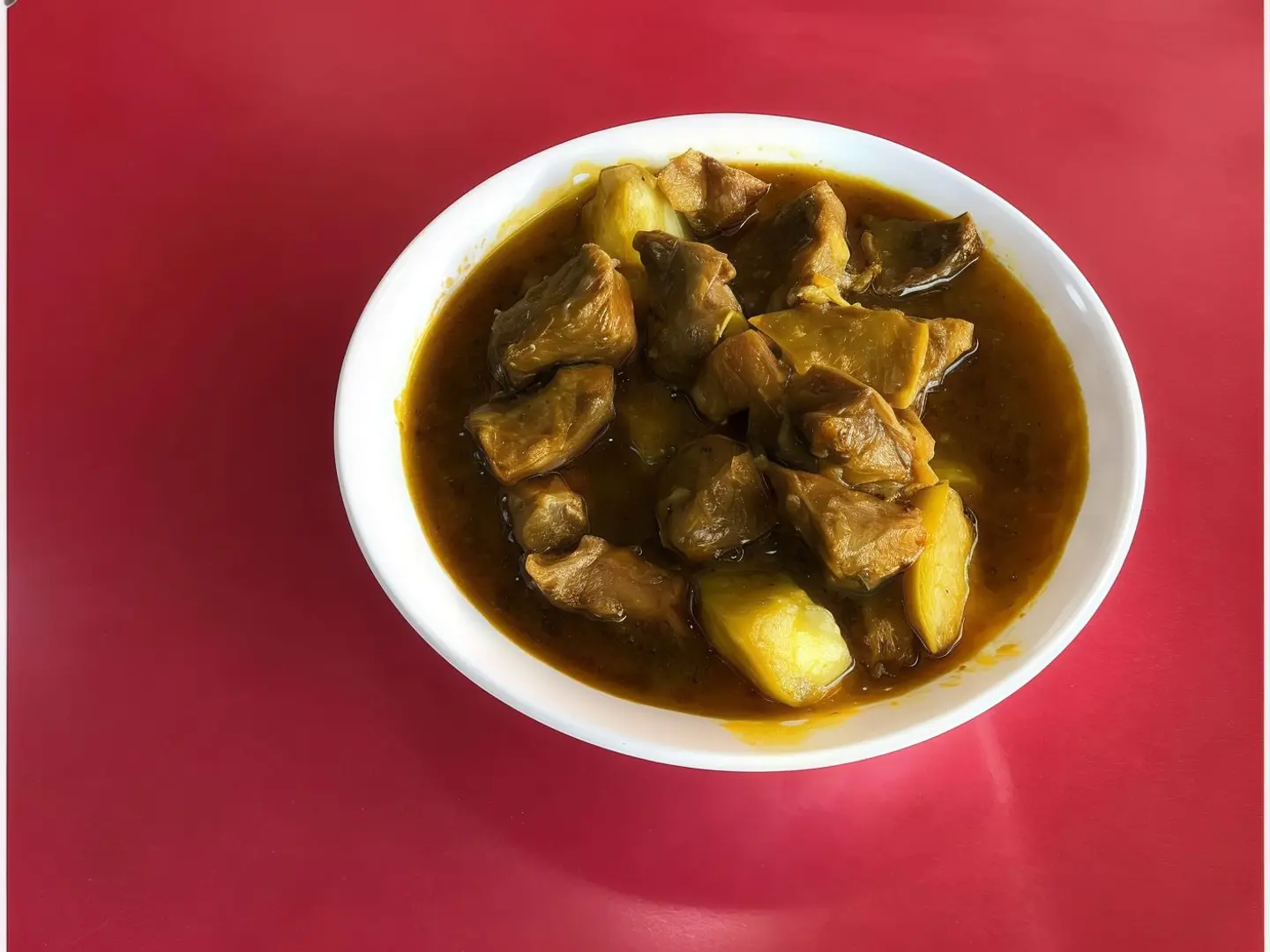 Meat With Potato Edam