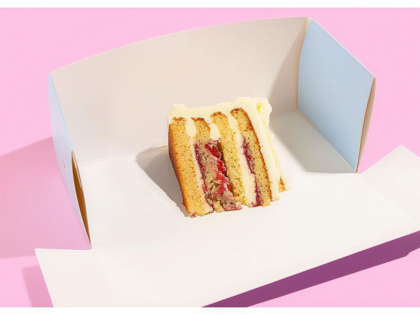 Raspberry Basil Slice