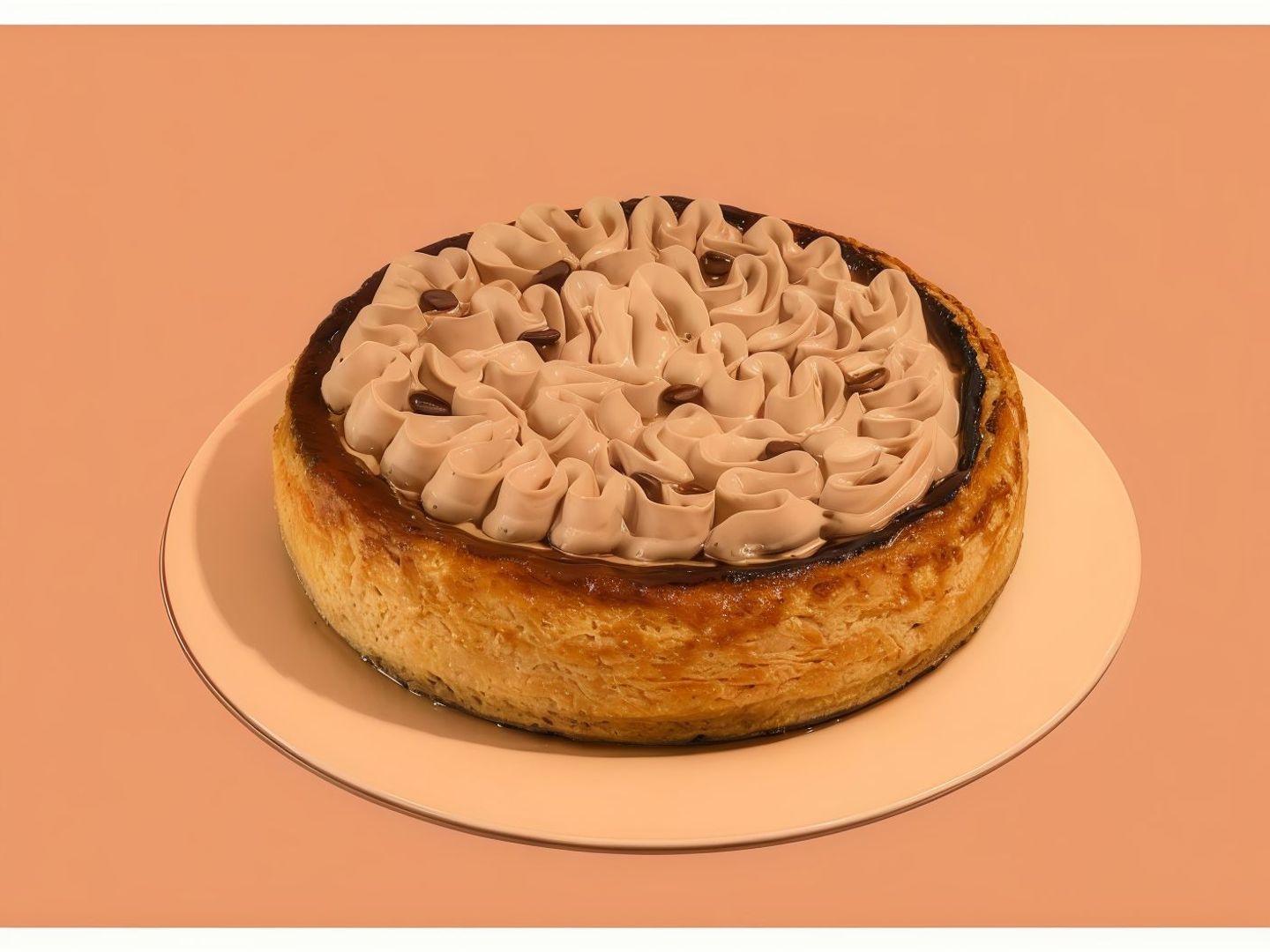 Coffee Basque Slice