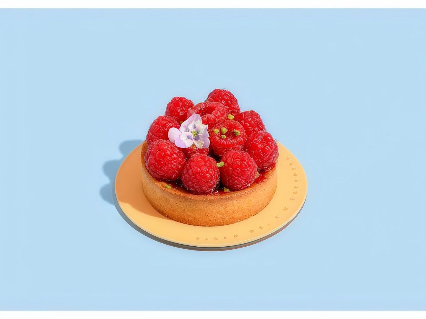 Raspberry Pistachio Tart 8 Cm