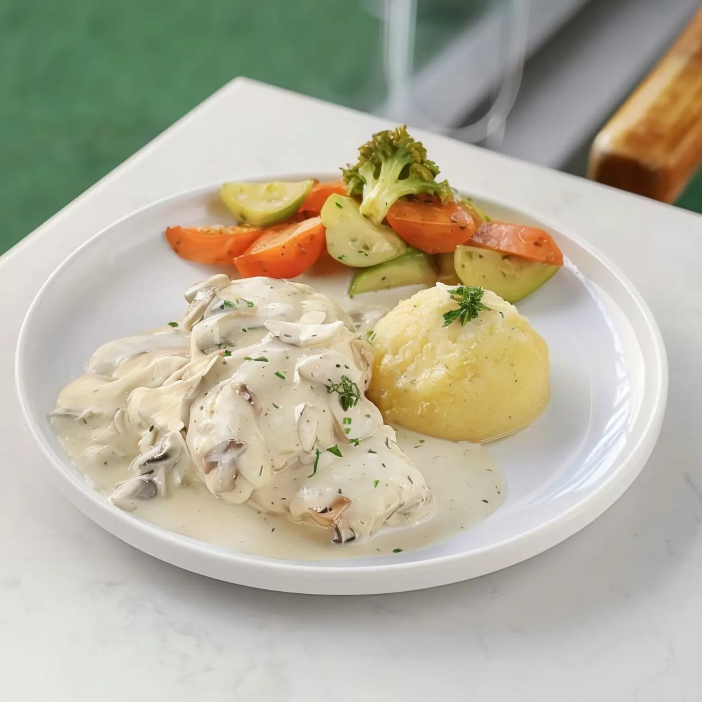 تشكن ماشروم