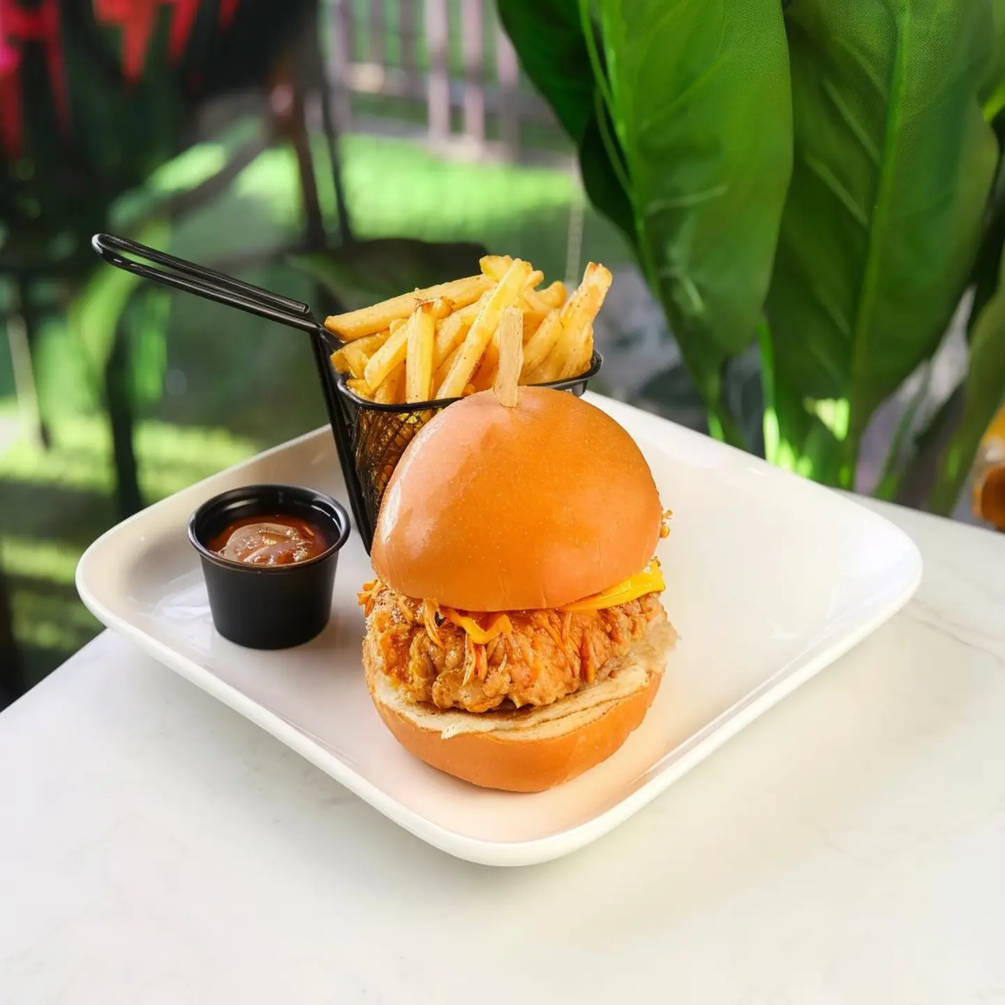 برجر دجاج كريسبي