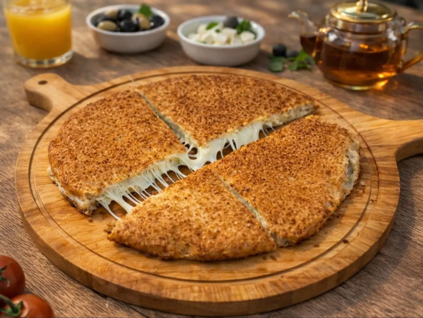 كعكة طرابلسية بجبنة العكاوي