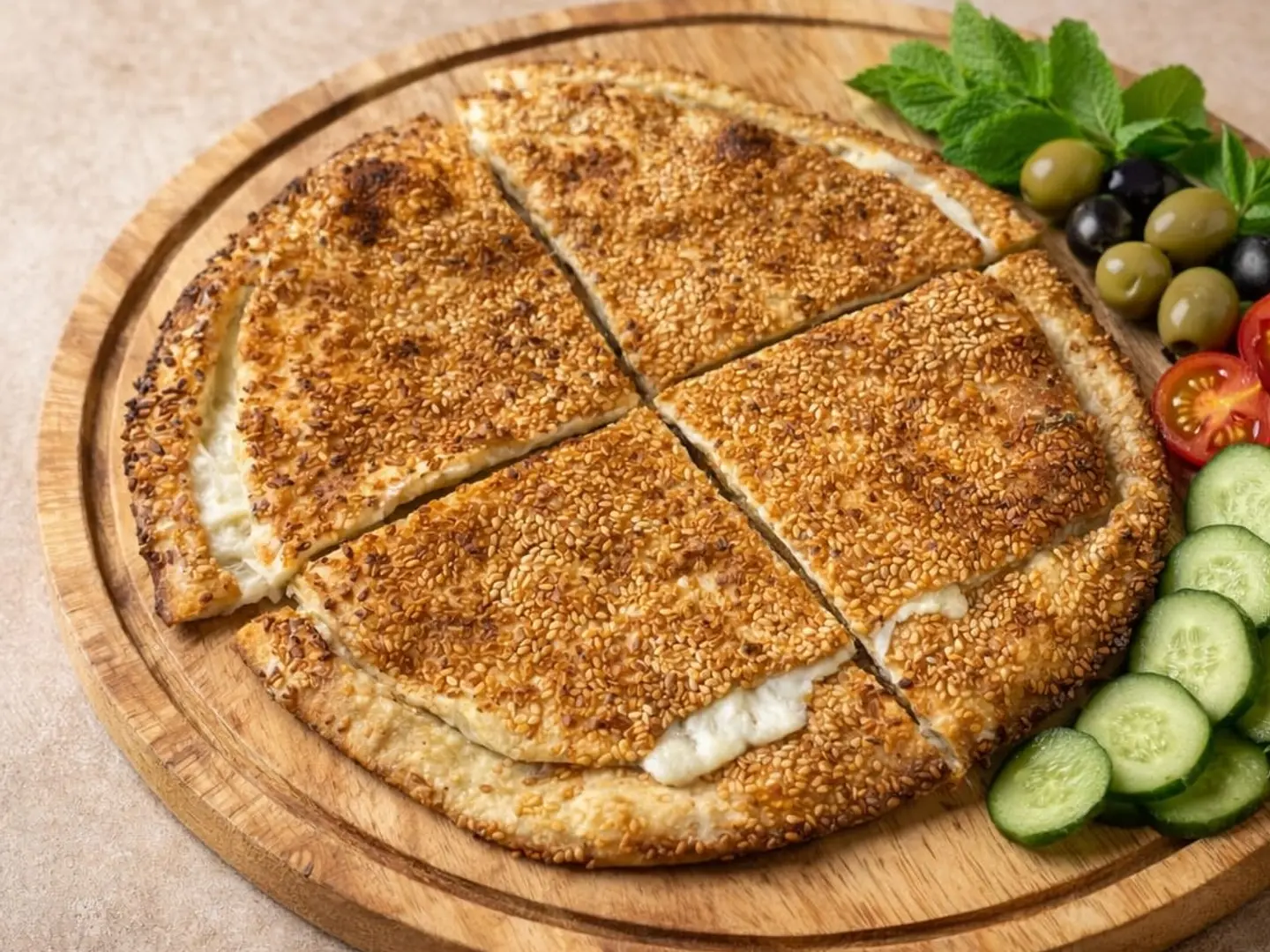 كعكة طرابلسية بجبنة العكاوي