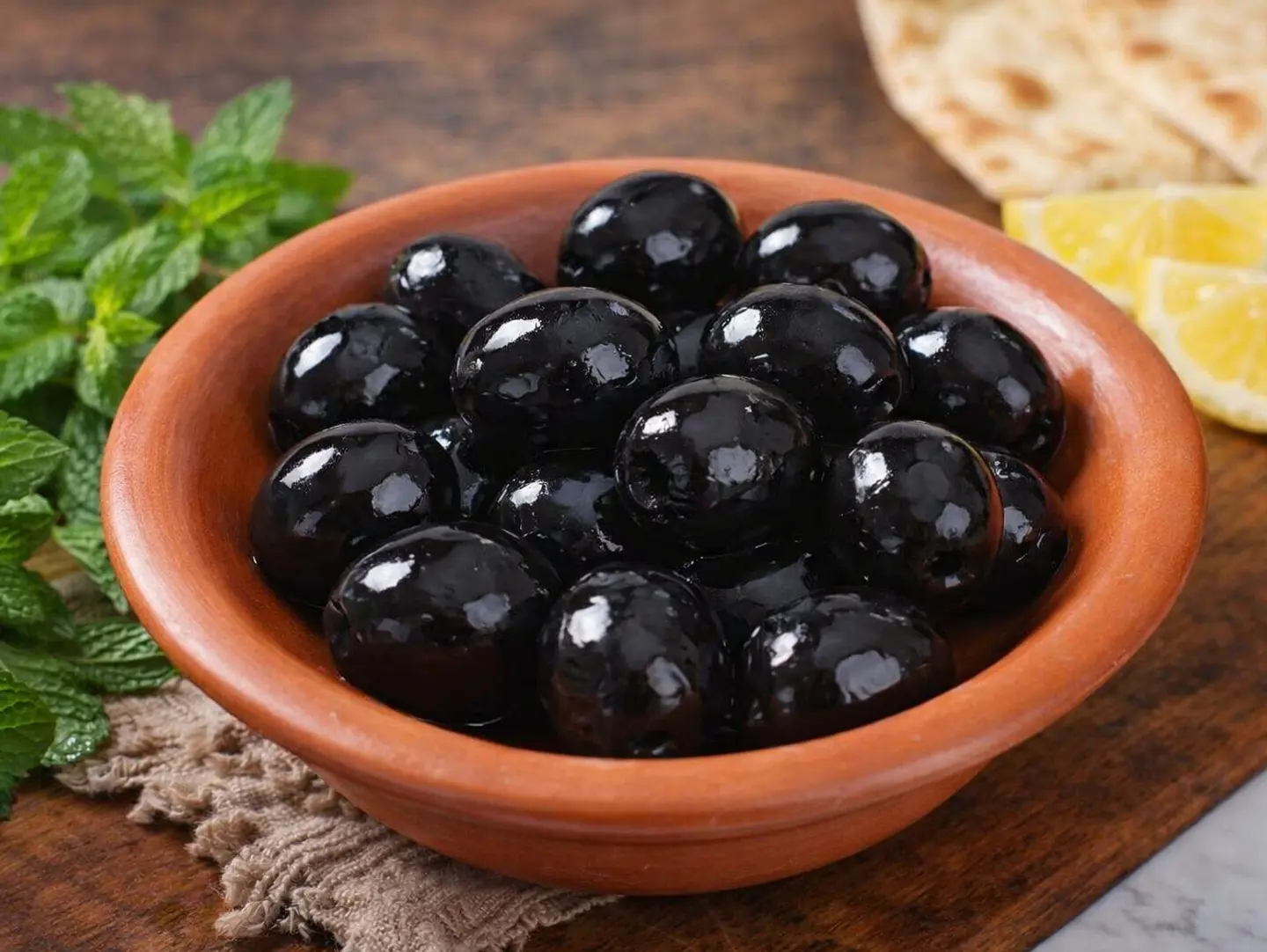 صحن زيتون اسود