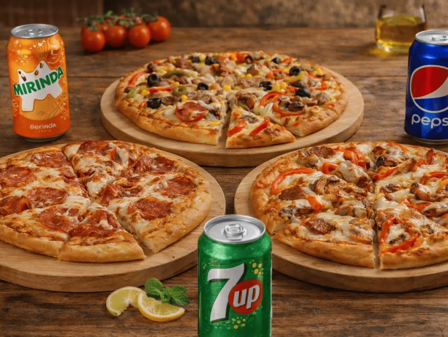 Pizza And Two Goals