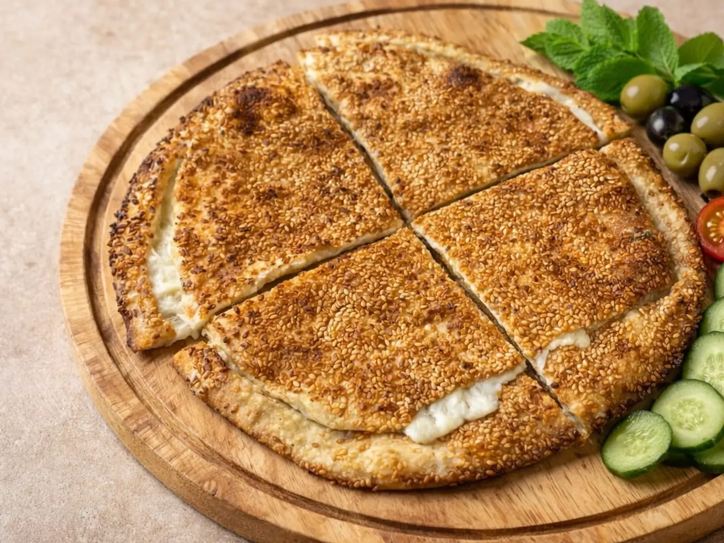 كعكة طرابلسية بالزعتر