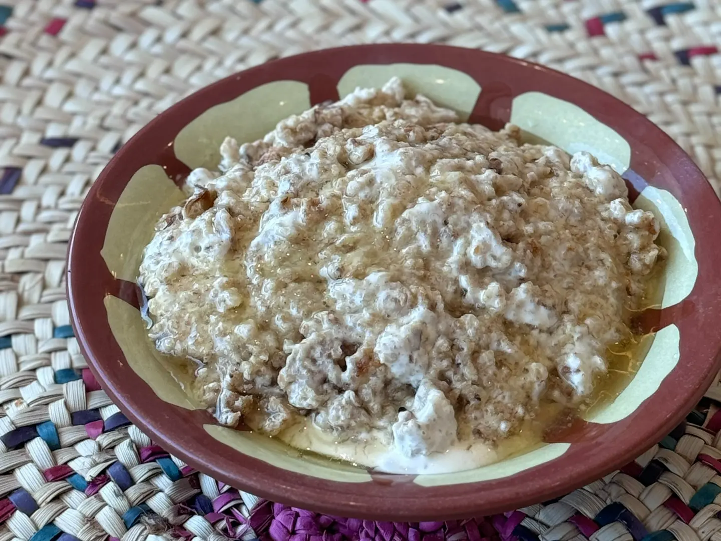 فتة قشطة عسل