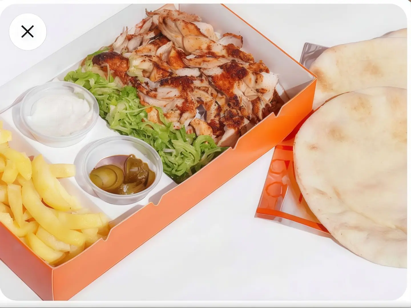 Chiken Shawarma Plate