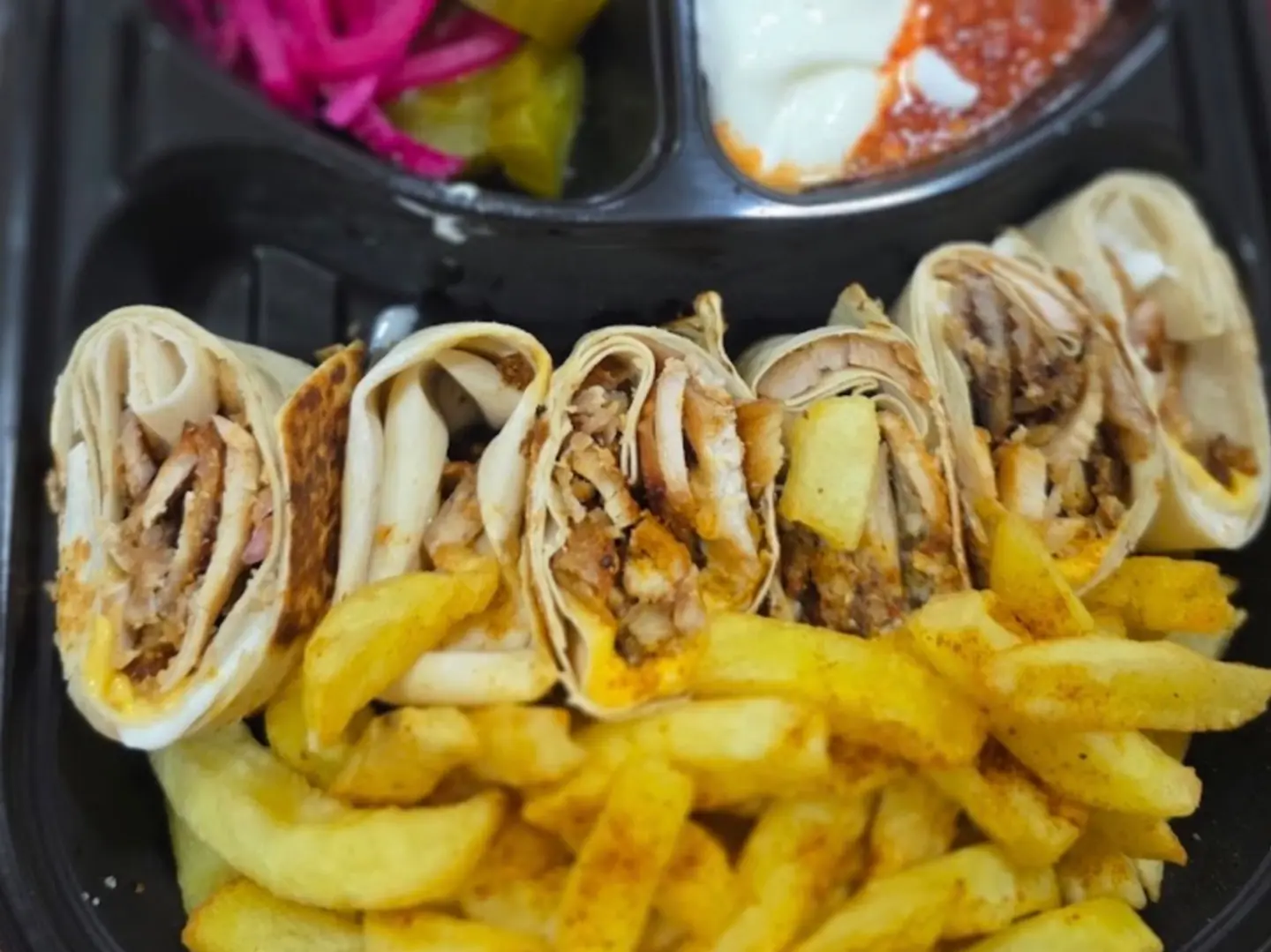 طبق شاورما الدجاج