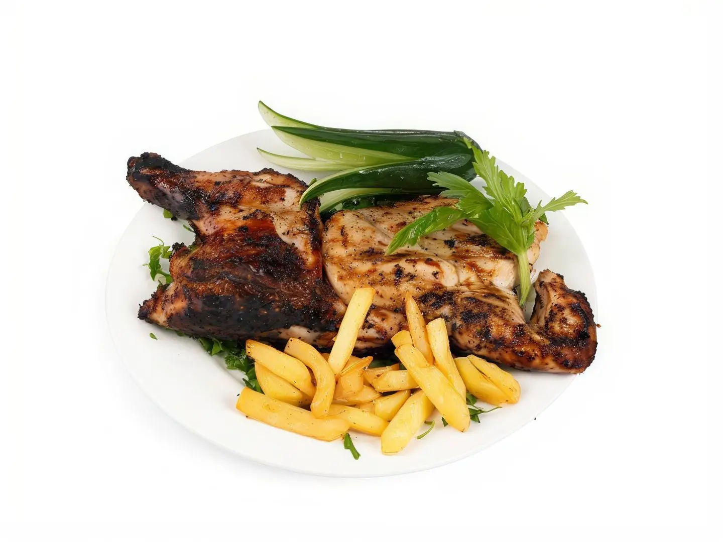 حبة دجاج مشوي