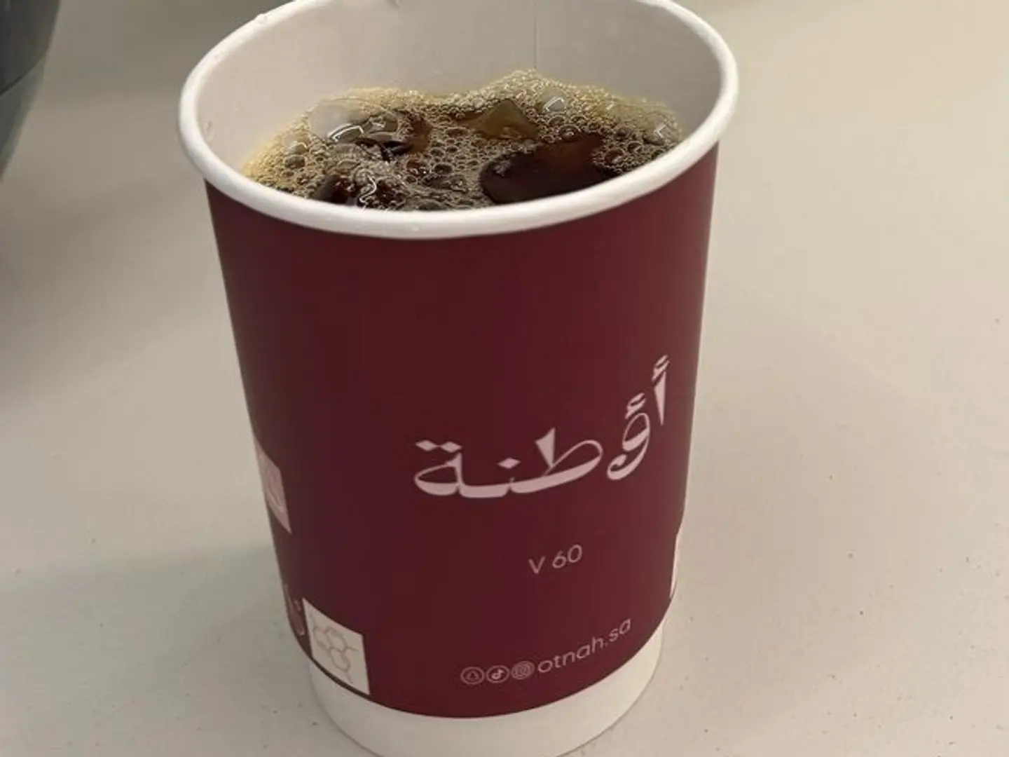 قهوة في 60 بارد