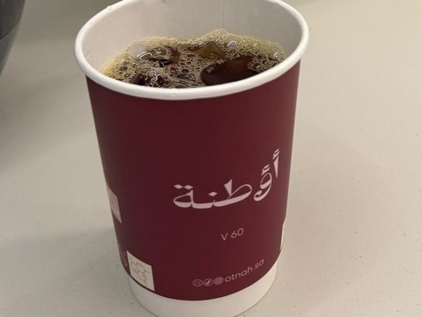 قهوة في 60 بارد