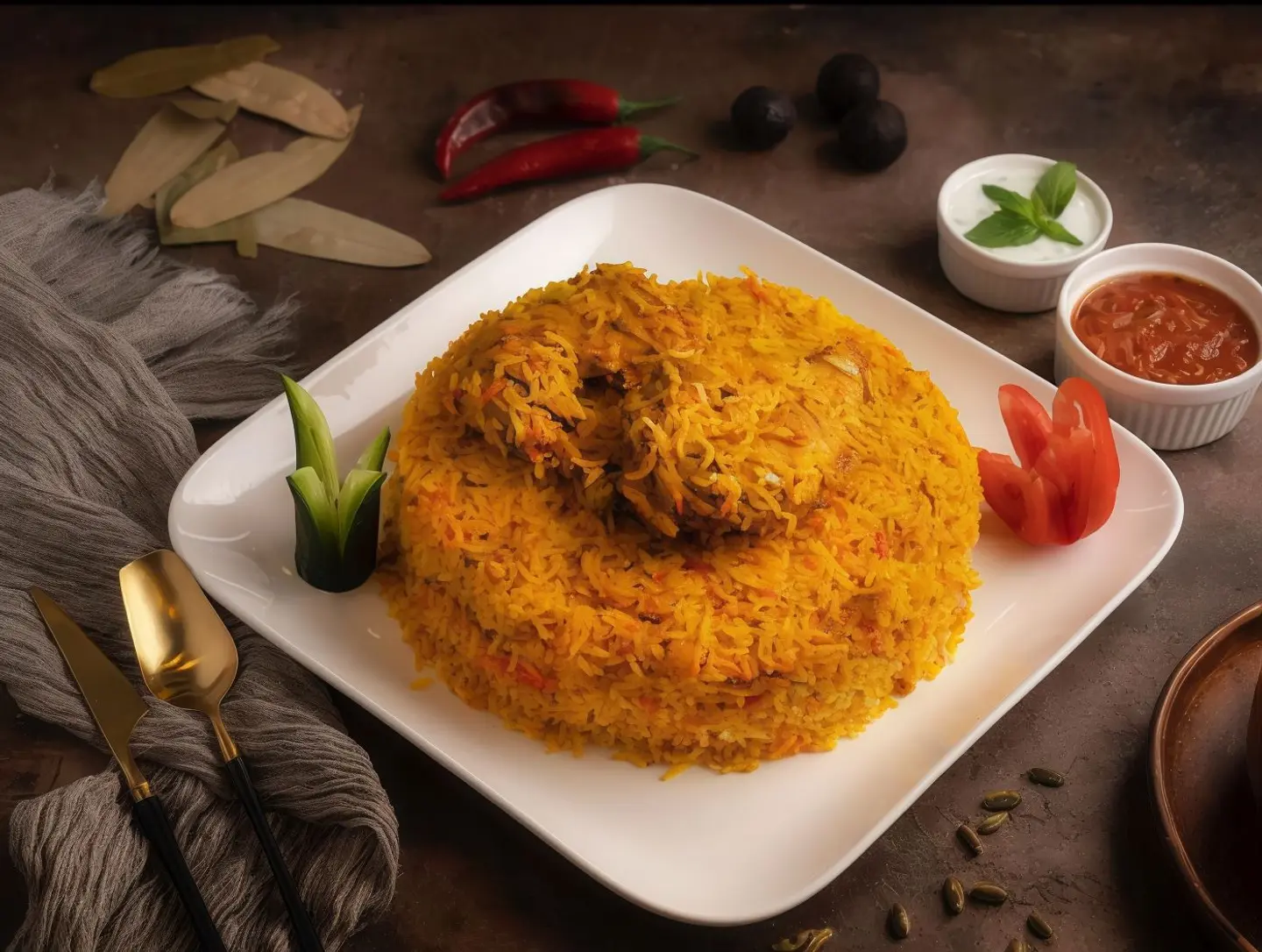 زربيان دجاج ربع حبة