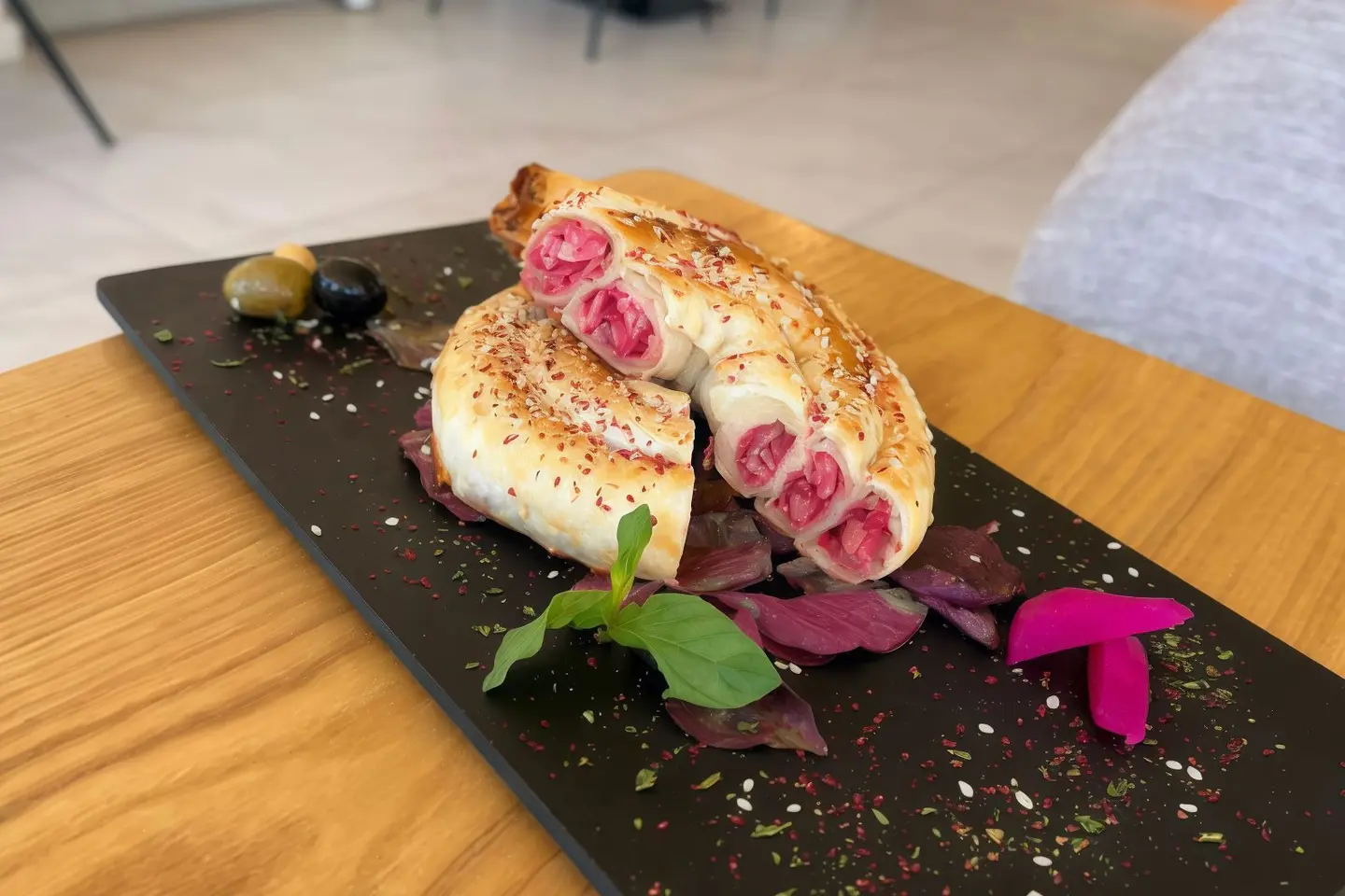 Turkish Borek With Muskhan Chicken