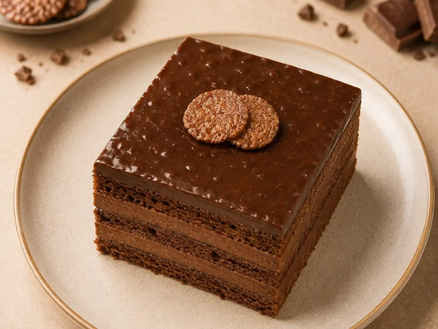 Crispy Chocolate Cake