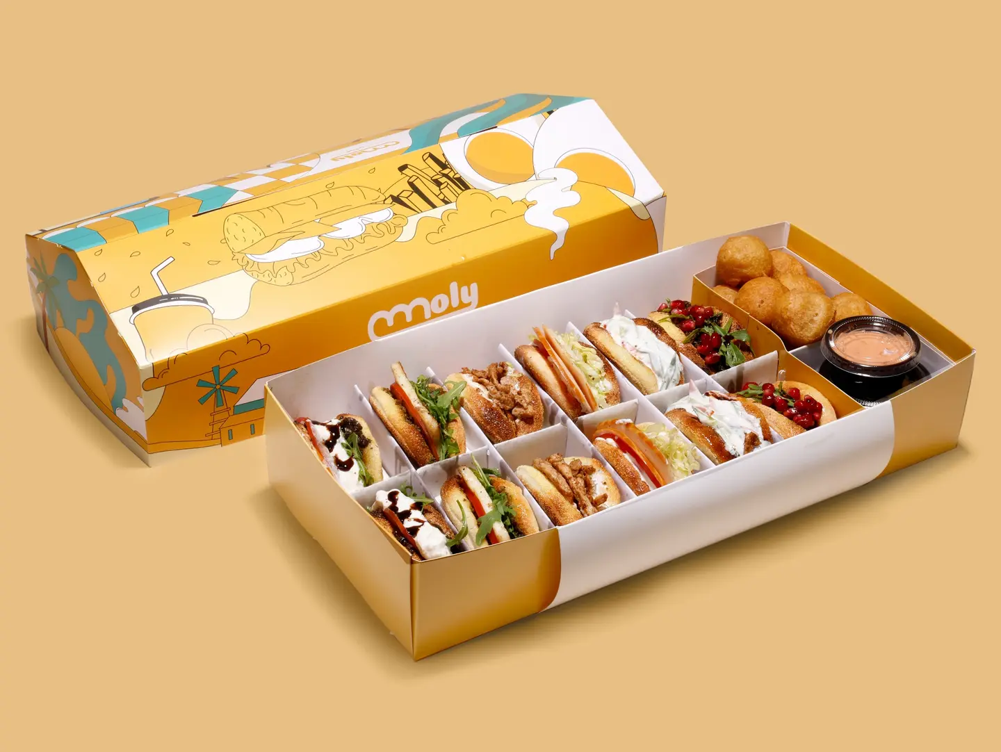 Neapolitan Taco Box