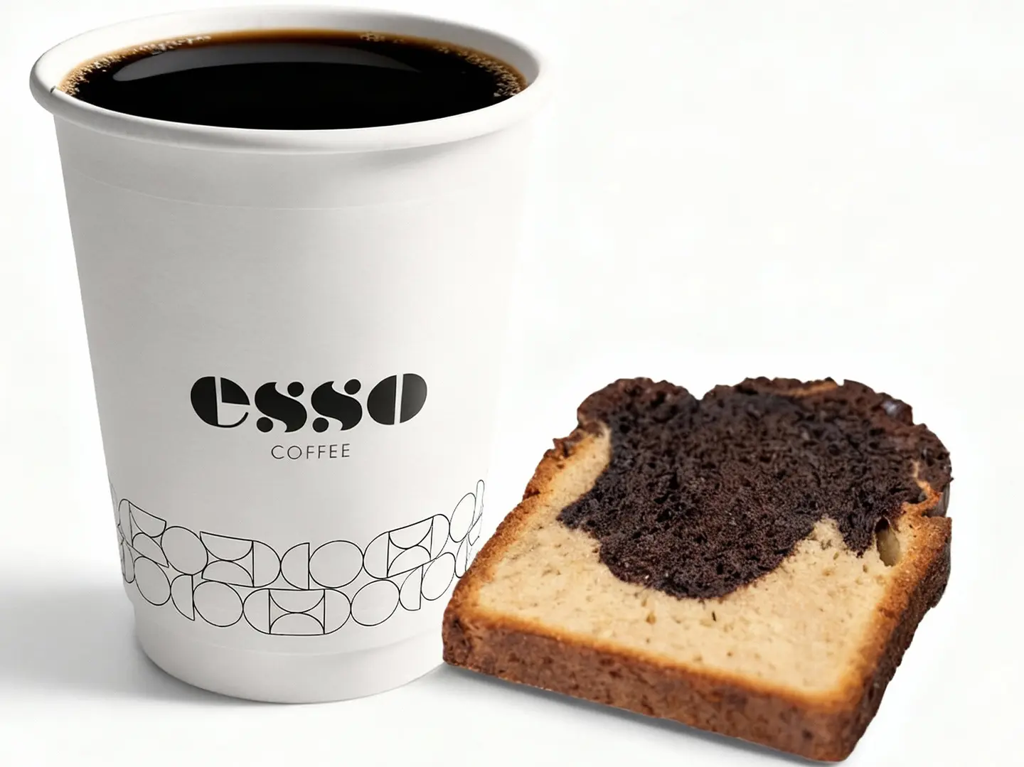 Marble Cake With Coffee Of The Day