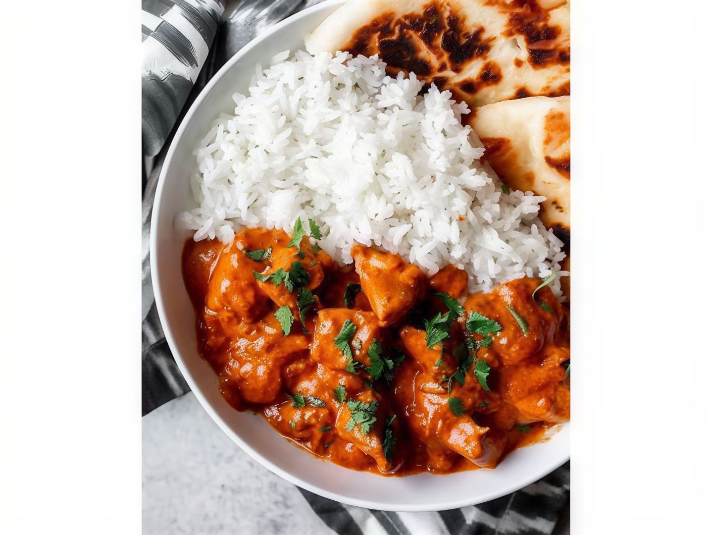 Butter Chicken With Biryani Rice