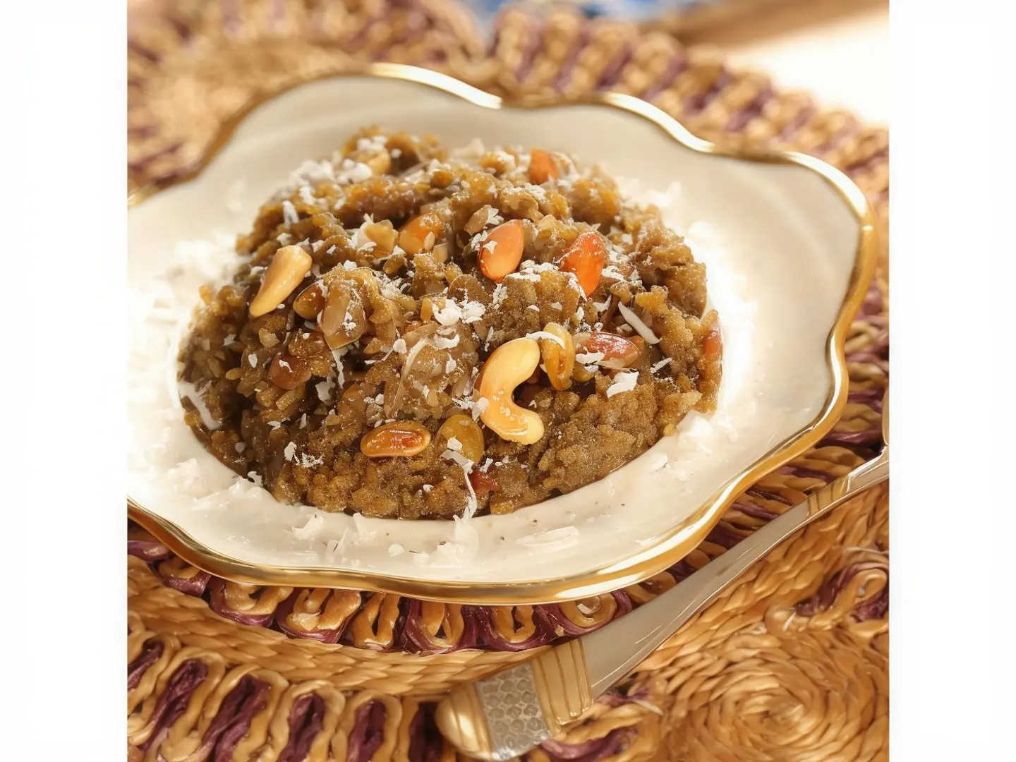 فته قشطة حليب تمر