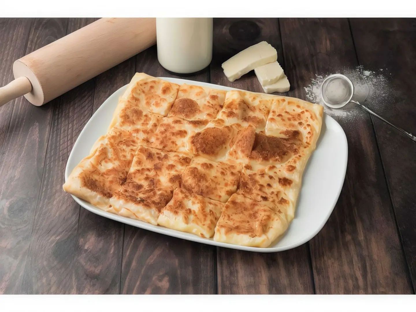 مطبق حلو بالقشطة