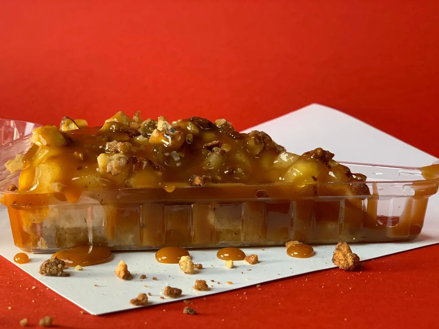 تشيز كيك تفاح وكراميل