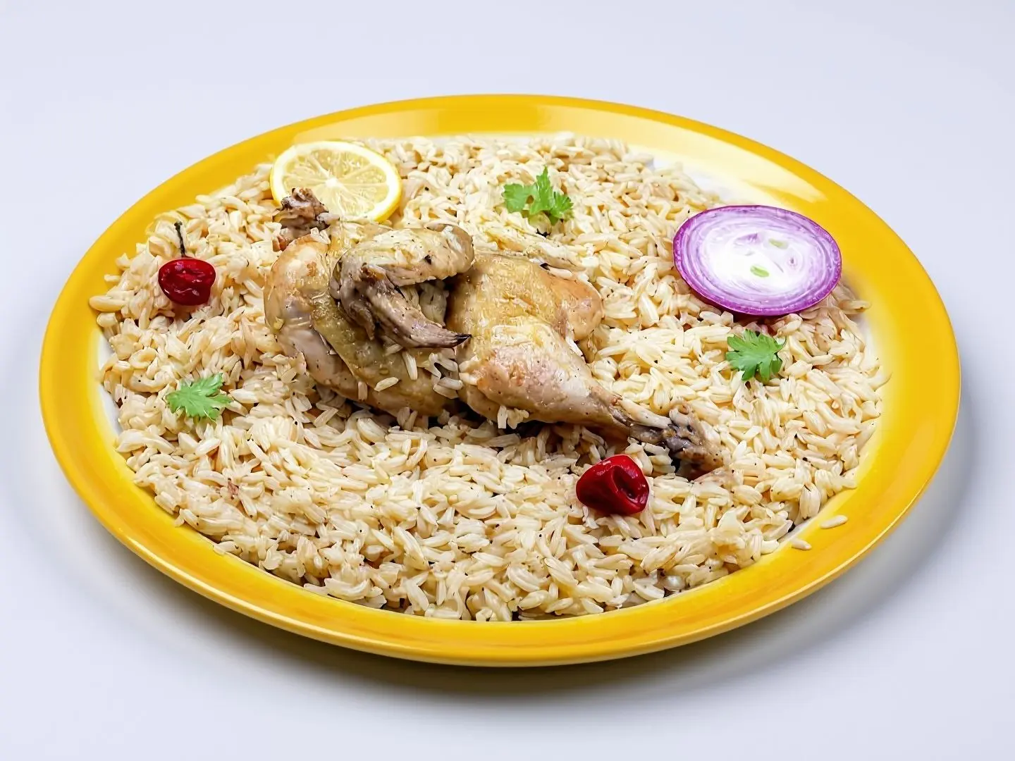 Half A Piece Of Chicken Kabsa Alaqaba