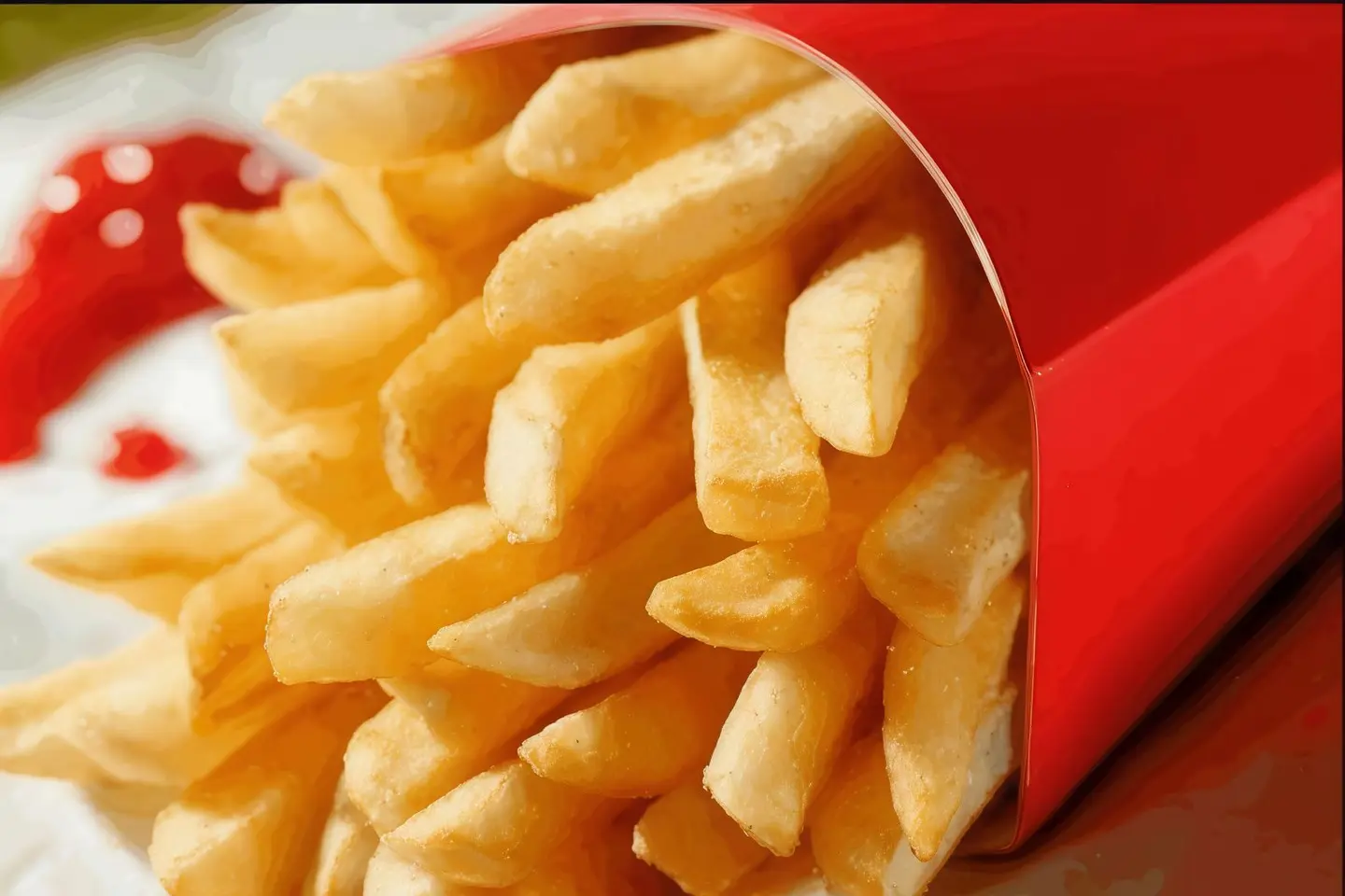 بطاطس مقلية وسط