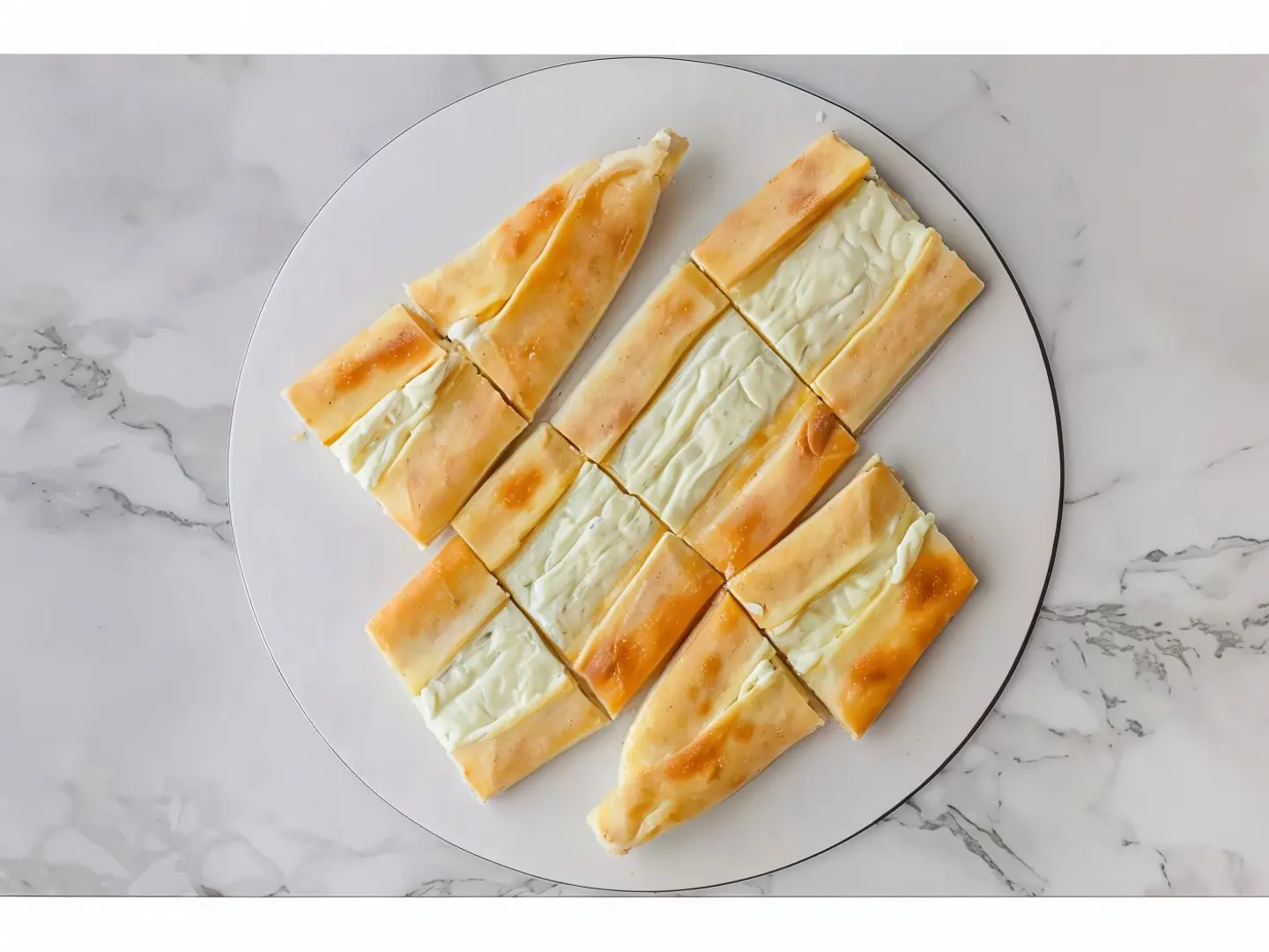 فطيرة جبن سائل