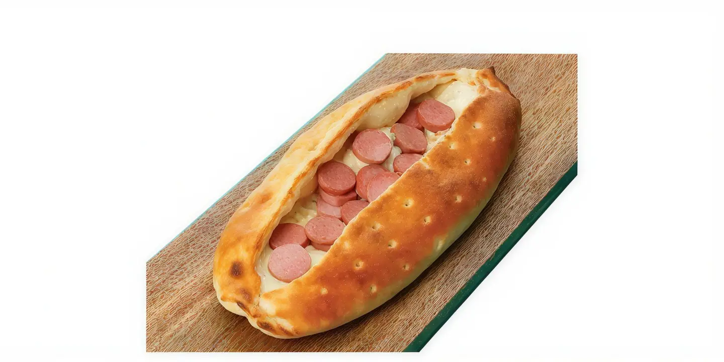 فطائر جبن سائل بالنقانق