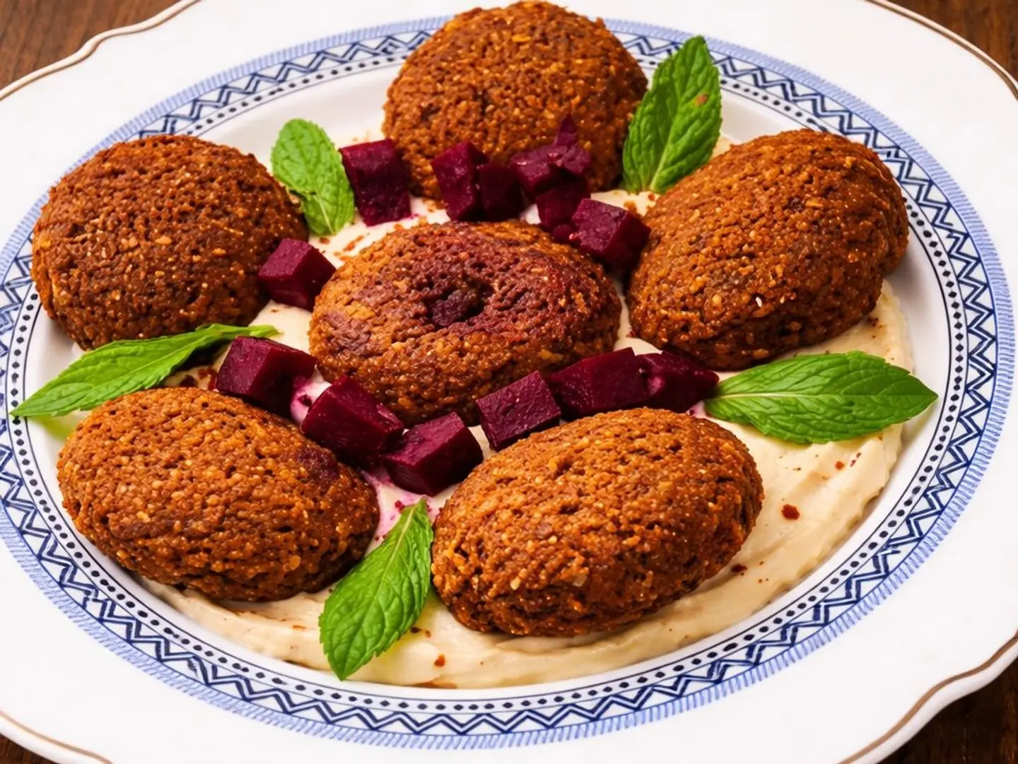 Hummus And Falafel Platter