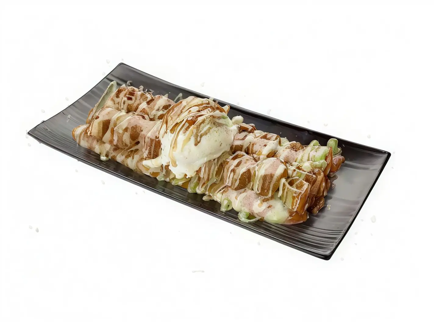 Mixed Fruits Ice Cream Crepe