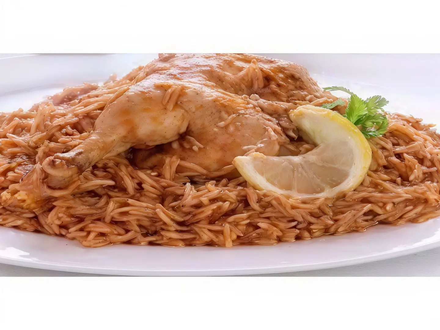 مضغوط نصف دجاج مع الرز