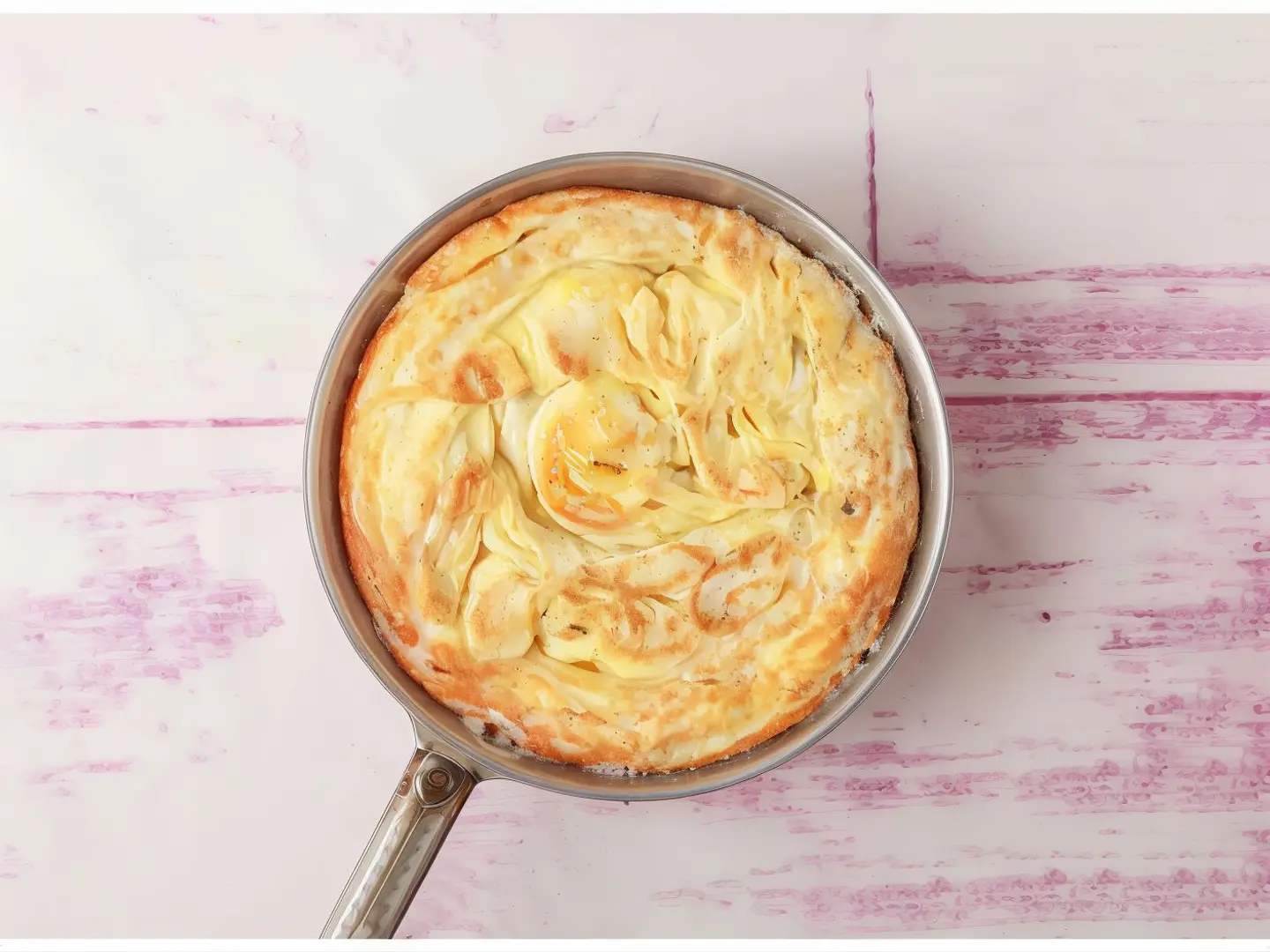 Fried Eggs With Cheese