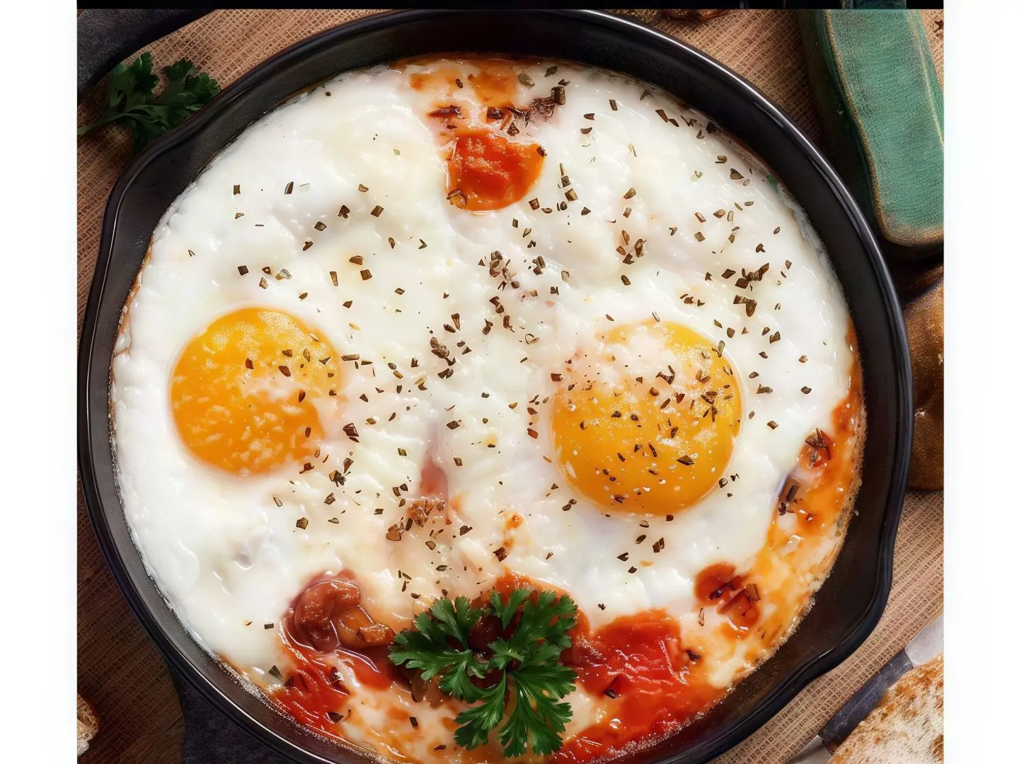 بيض مقلى عيون