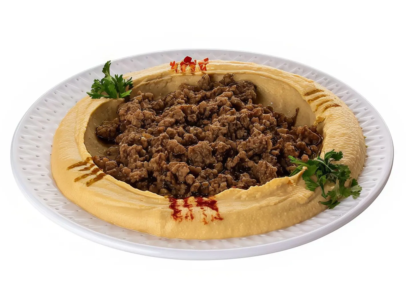 حمص باللحمة