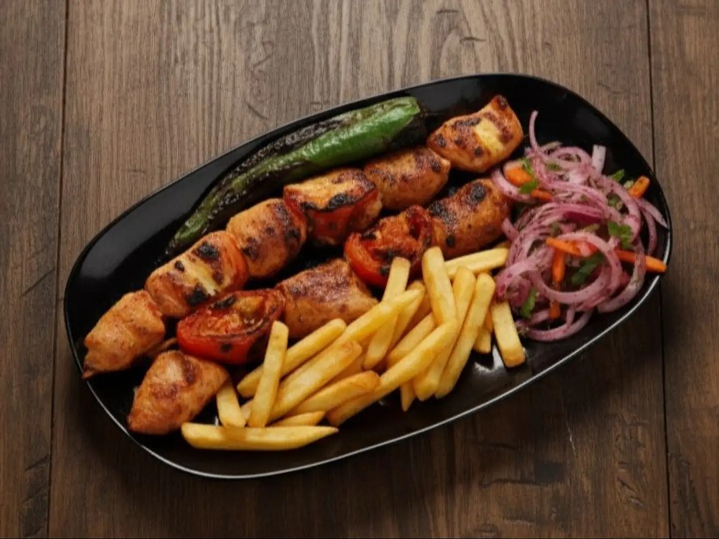 كباب دجاج بالطماطم