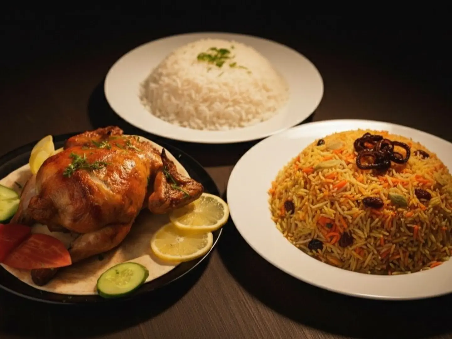 حبة دجاج شواية مع الرز