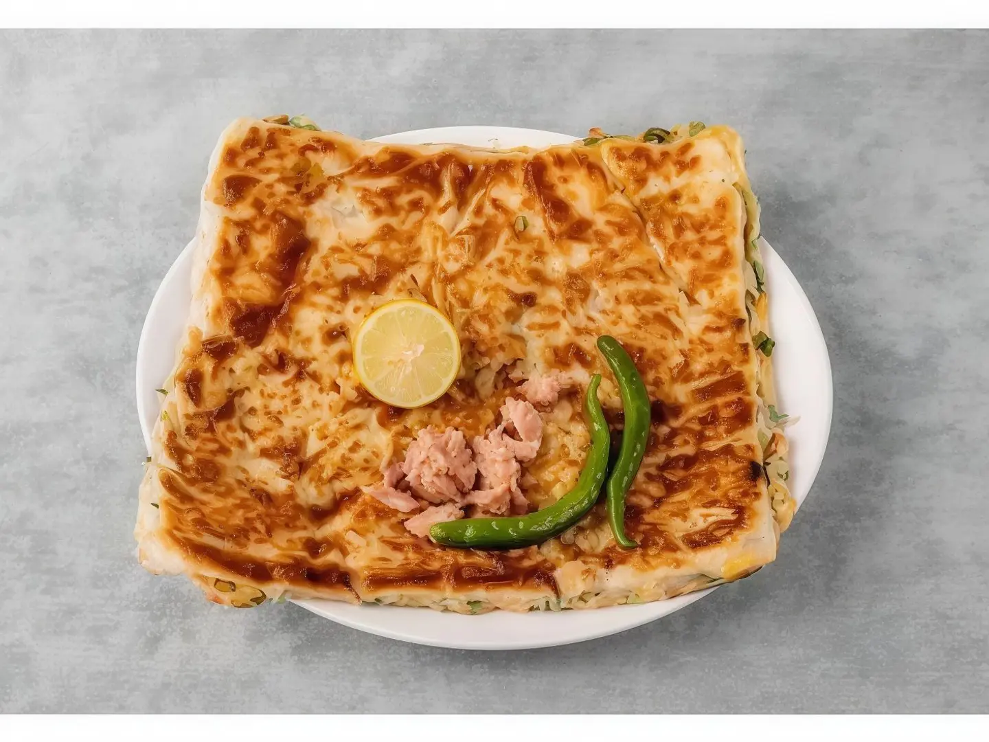 Tuna Mutabbak With Cheese